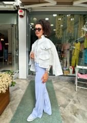 “Big Pocket” Crop Oversize Ceket
