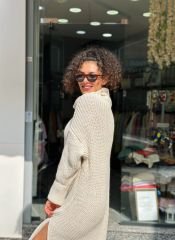 Oversize Örme Elbise