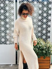 Oversize Örme Elbise