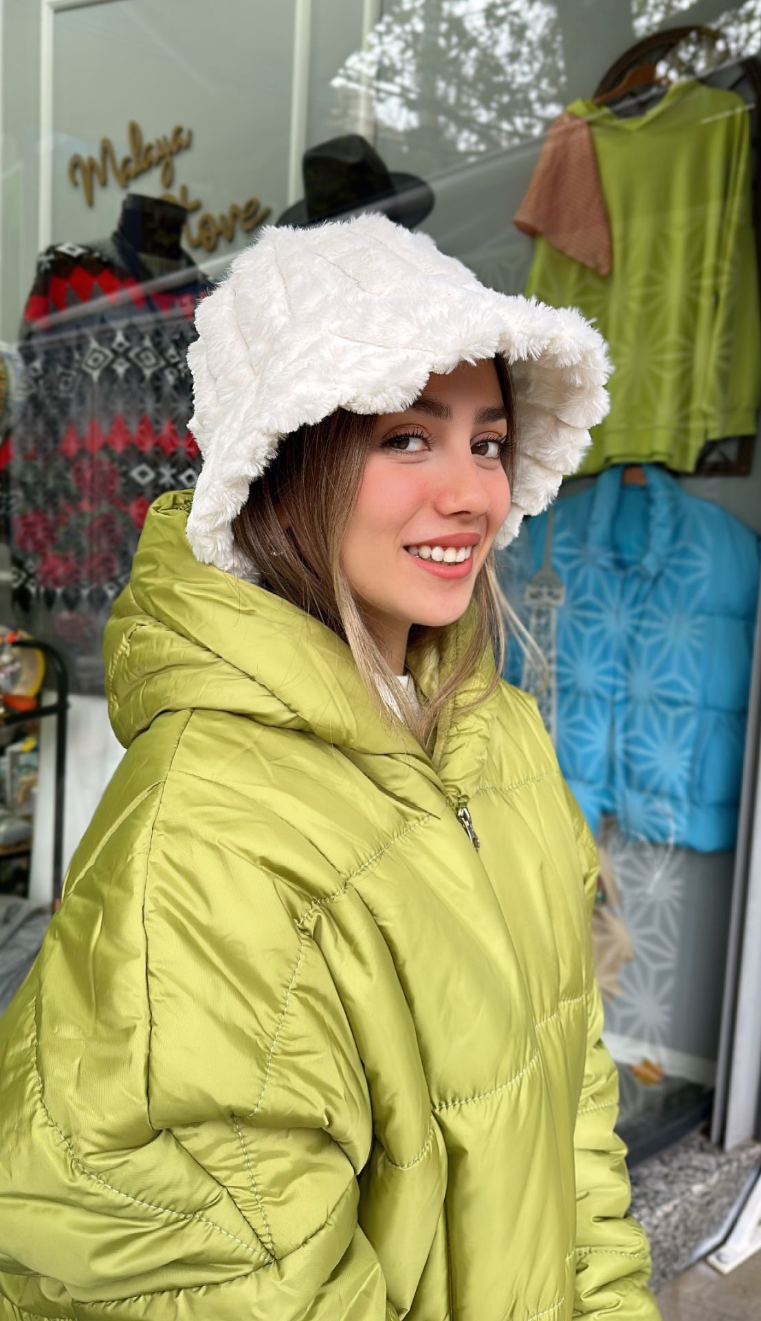 Peluş Bucket Şapka