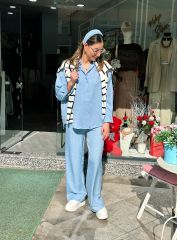 Oversize İnce İkili Takım