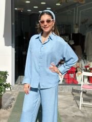 Oversize İnce İkili Takım