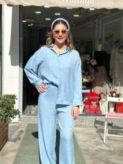 Oversize İnce İkili Takım
