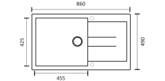 Aqua Quartz Mutfak Evyesi TOGG-Q12