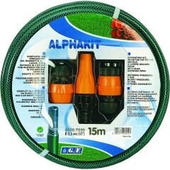 GF Bahçe Hortumu Alpha 1/2'' 15 mt. Adaptör Kitli