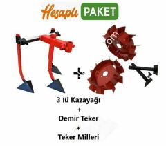 Kaan 53 S Uyumlu Demir Teker + 3 lü Kazayağı