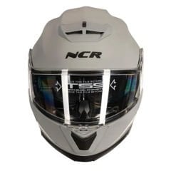 NCR Çene Açılır Motosiklet Kaskı - Stark Cool Grey 7c (gri)