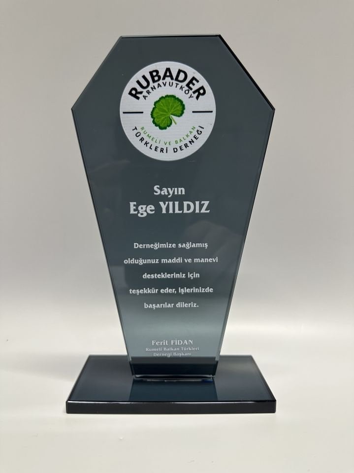 Renkli Baskılı Plaket GK01