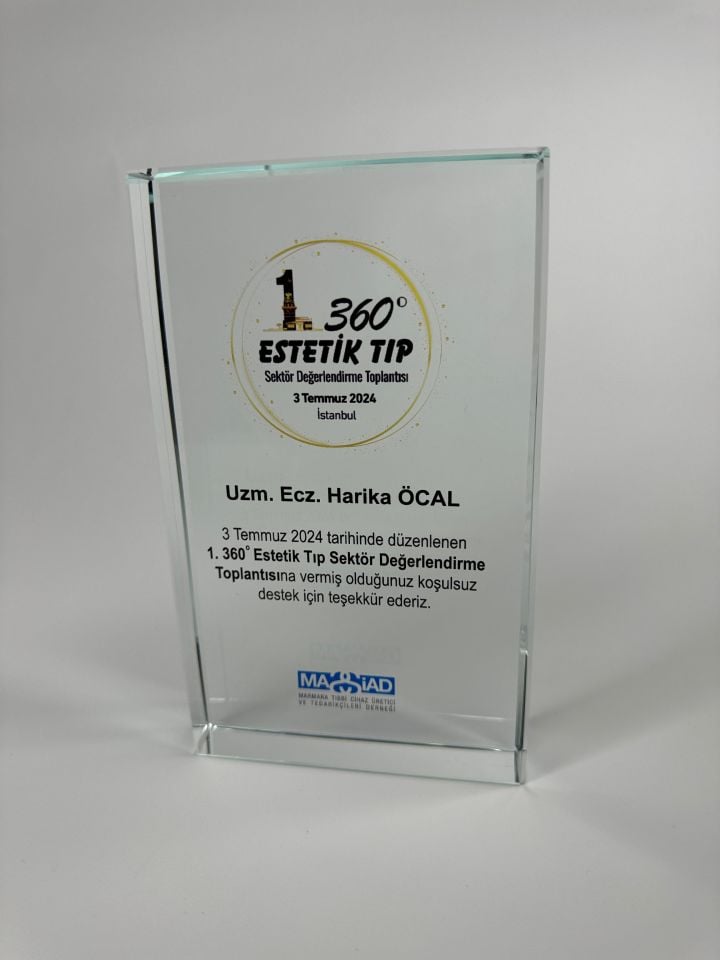 Özel Cam Plaket 11