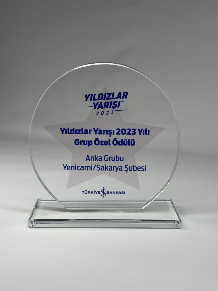 Özel Cam Plaket 12