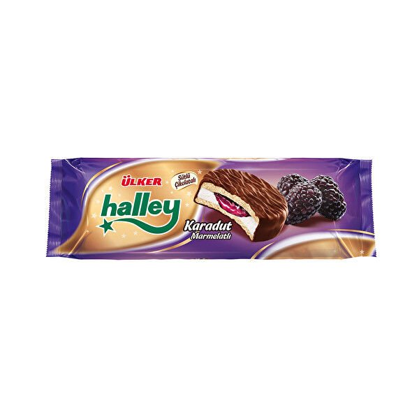 ÜLKER HALLEY KARADUT DOLGULU 236GR