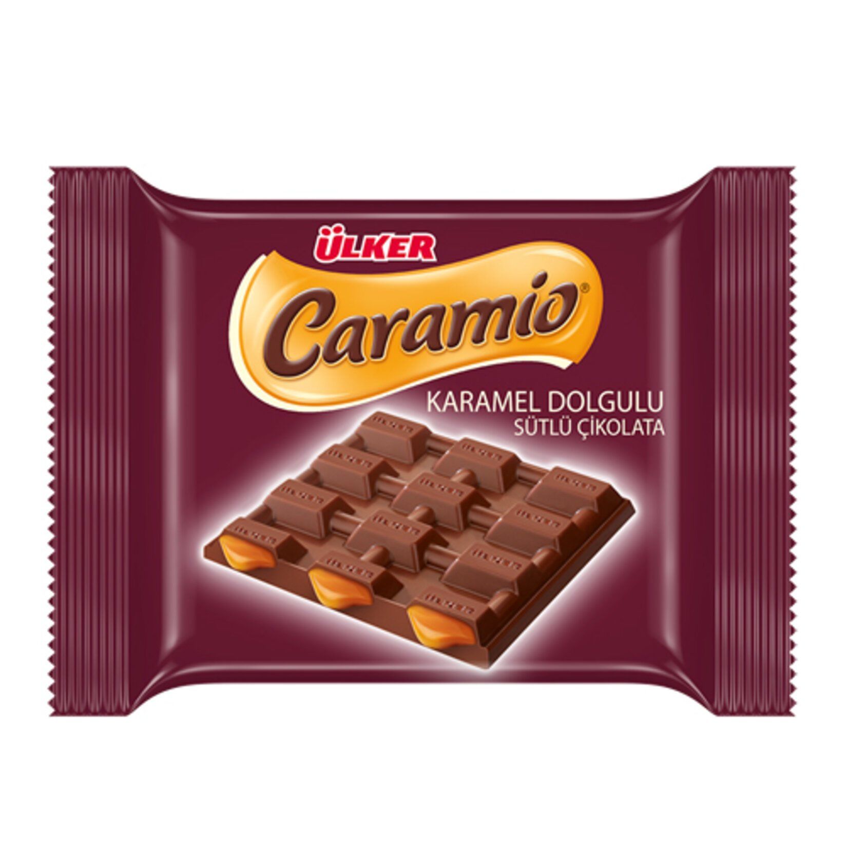 ÜLKER CARAMİO KARAMELLİ KARE ÇİKOLATA