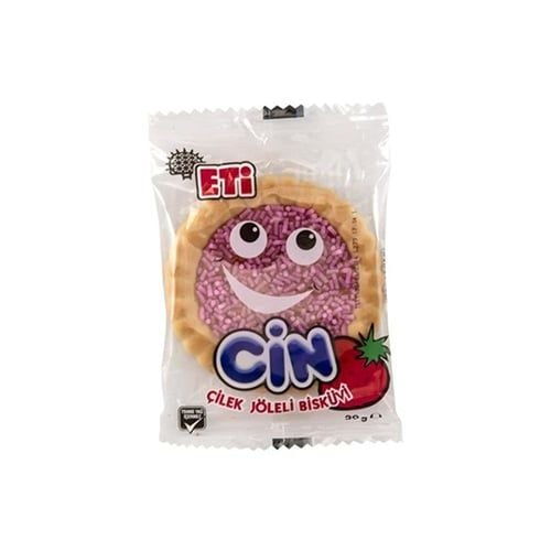 ETİ CİN ÇİLEK SOSLU BİSKÜVİ 25GR