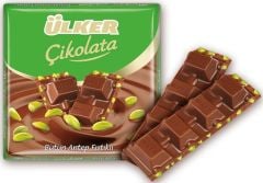 ÜLKER KARE ÇİKOLATA BÜTÜN FISTIKLI 65GR