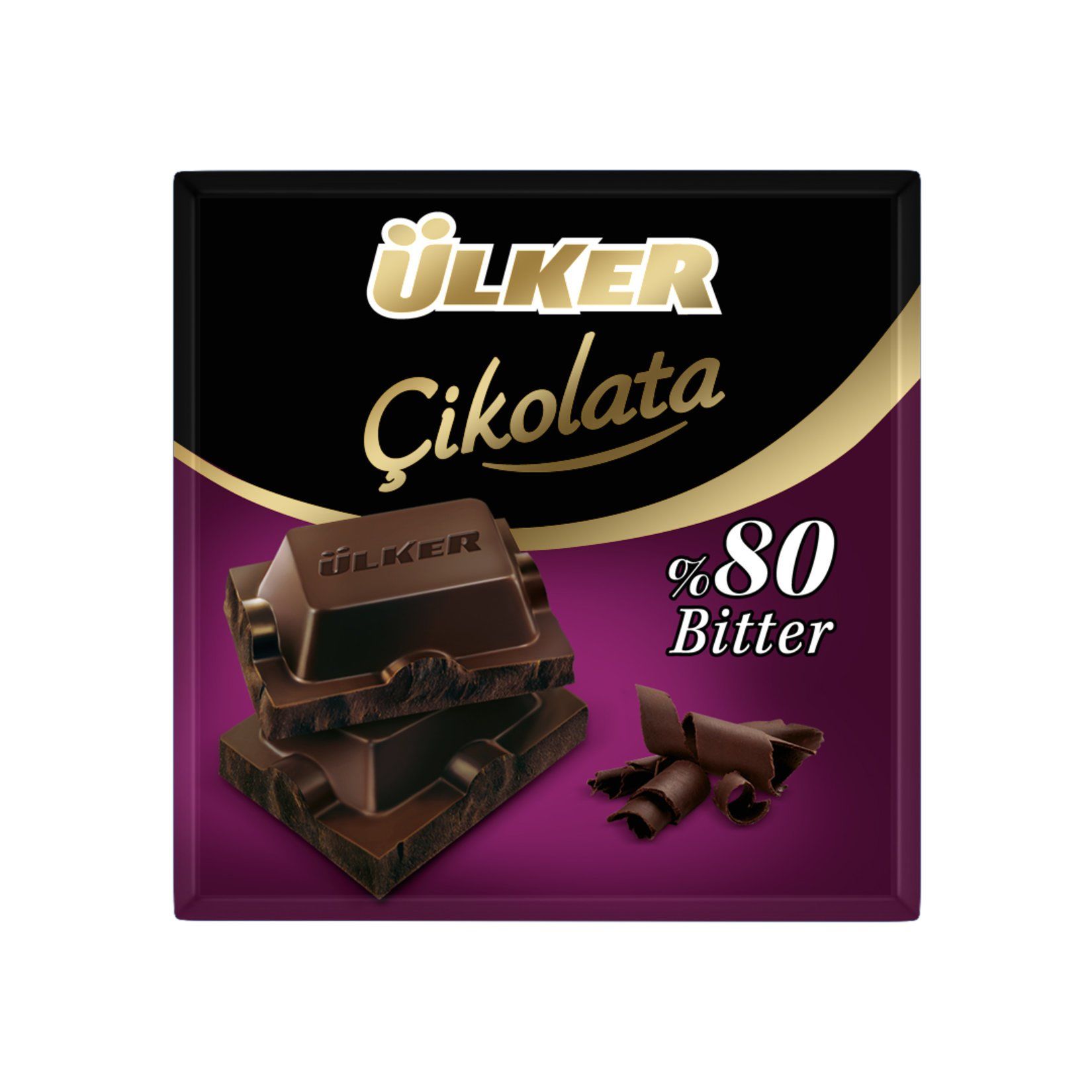 ÜLKER BİTTER ÇİK. %80 KARE 60GR