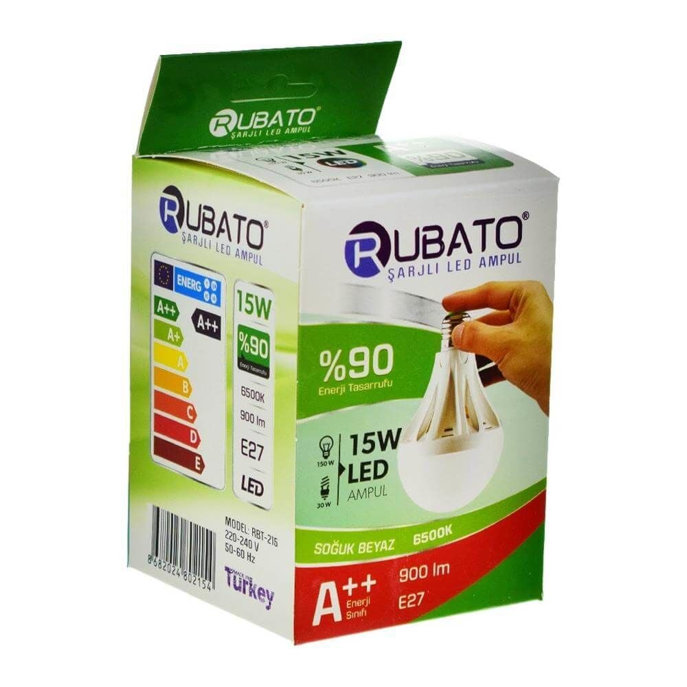 RUBATO ŞARJLI LED AMPUL