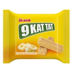 ÜLKER 9 KAT TAT MUZLU GOFRET 39GR