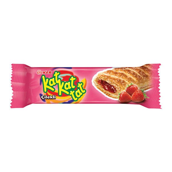 ÜLKER KAT KAT TAT ÇİLEKLİ 28GR