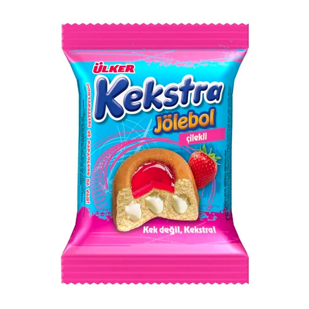 KEKSTRA JÖLEBOL ÇİLEKLİ 40GR