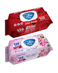 COTTON BABY ISLAK HAVLU ANG. 120Lİ