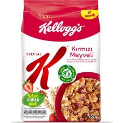 KELLOGGS KIRMIZI MEYVELİ TAM BUĞDAY VE PİRİNÇ GEVREĞİ 400GR