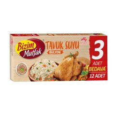 BİZİM TAVUK SUYU 12 ADET