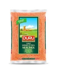 DURU YERLİ KIRMIZI FUTBOL MERCİMEK 1KG