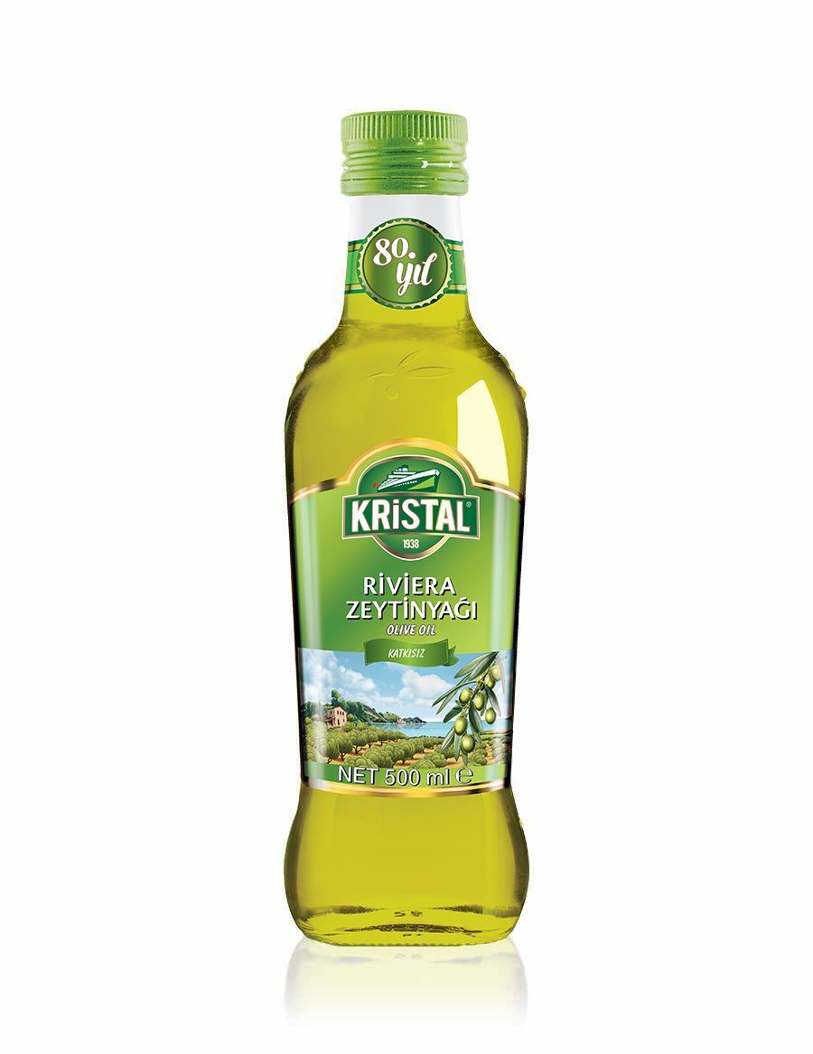 KRİSTAL RİVİERA ZEYTİN YAĞI CAM 500ML