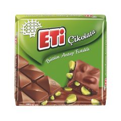 ETİ ÇİKOLATA ANTEPFISTIKLI KARE 60GR