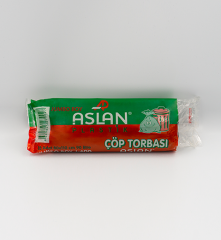 ASLAN PLASTİK ÇÖP TORBASI BATTAL BOY 10 ADET 75X90