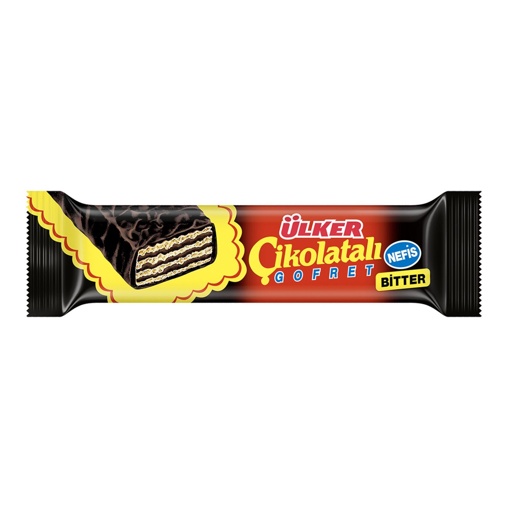ÜLKER BİTTER ÇİKOLATALI GOFRET 36GR