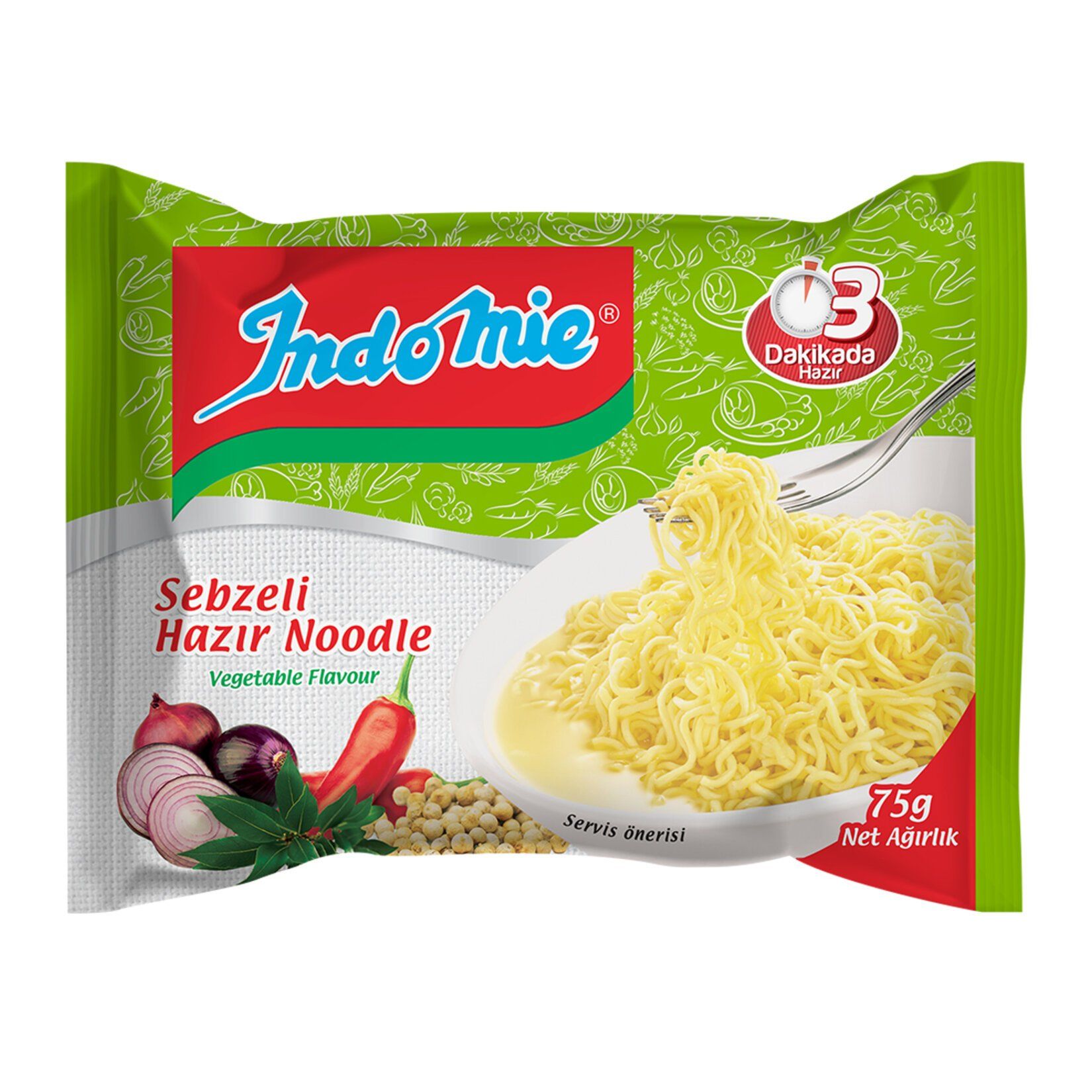 İNDOMİE SEBZELİ HAZIR NOODLE