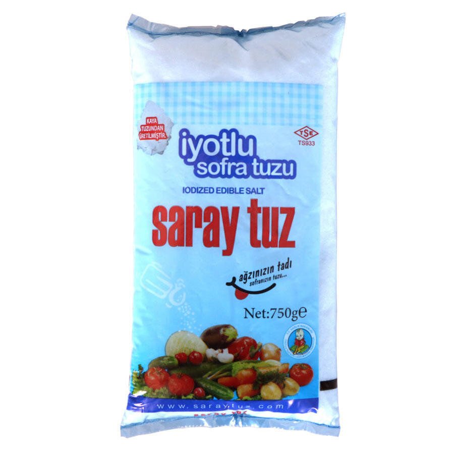 SARAY TUZ İYOTLU SOFRA TUZU (750GR)