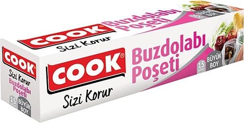 COOK BUZDOLABI POŞETİ BÜYÜK BOY