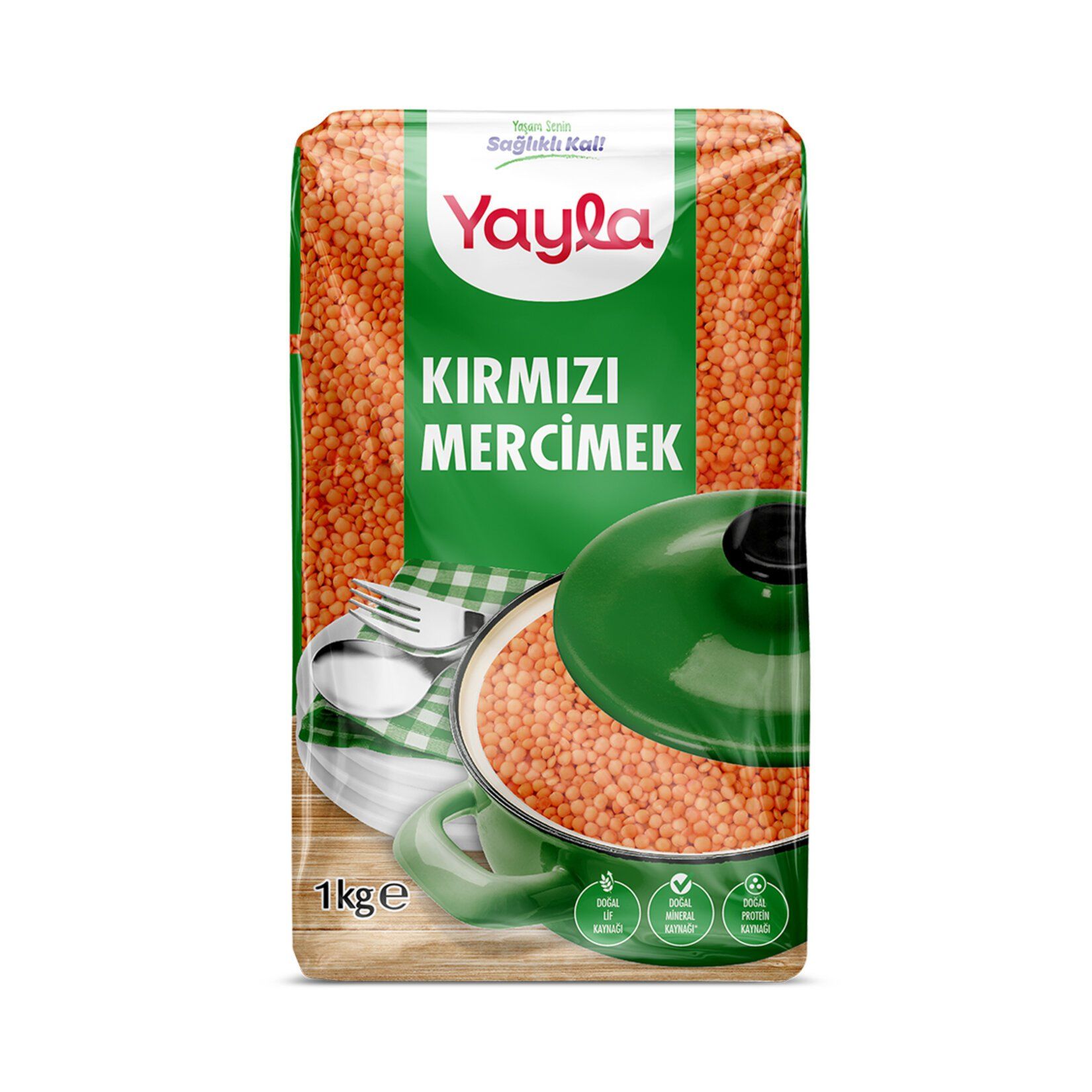 YAYLA KIRMIZI MERCİMEK 1KG