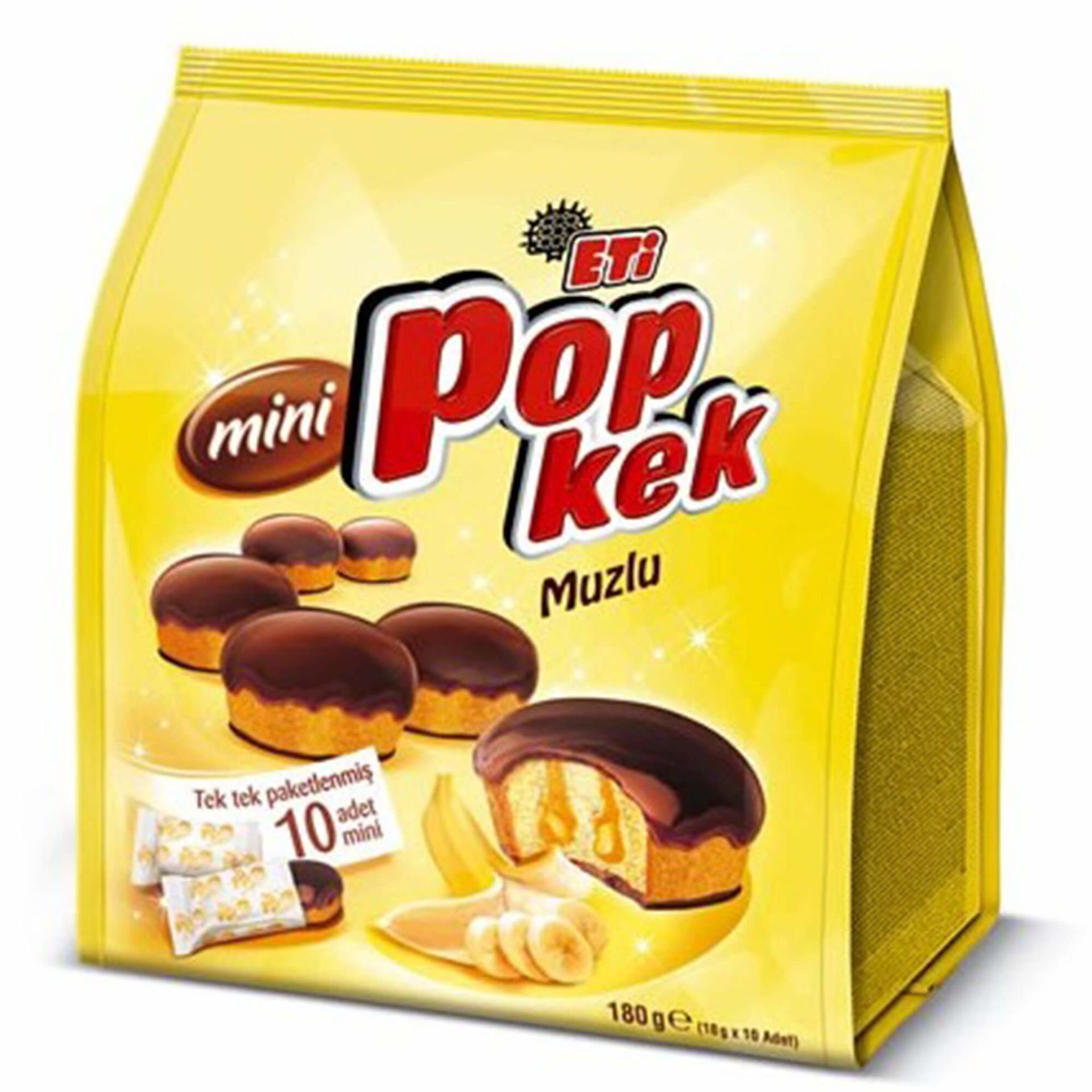 ETİ POPKEK MİNİ MUZLU 180GR