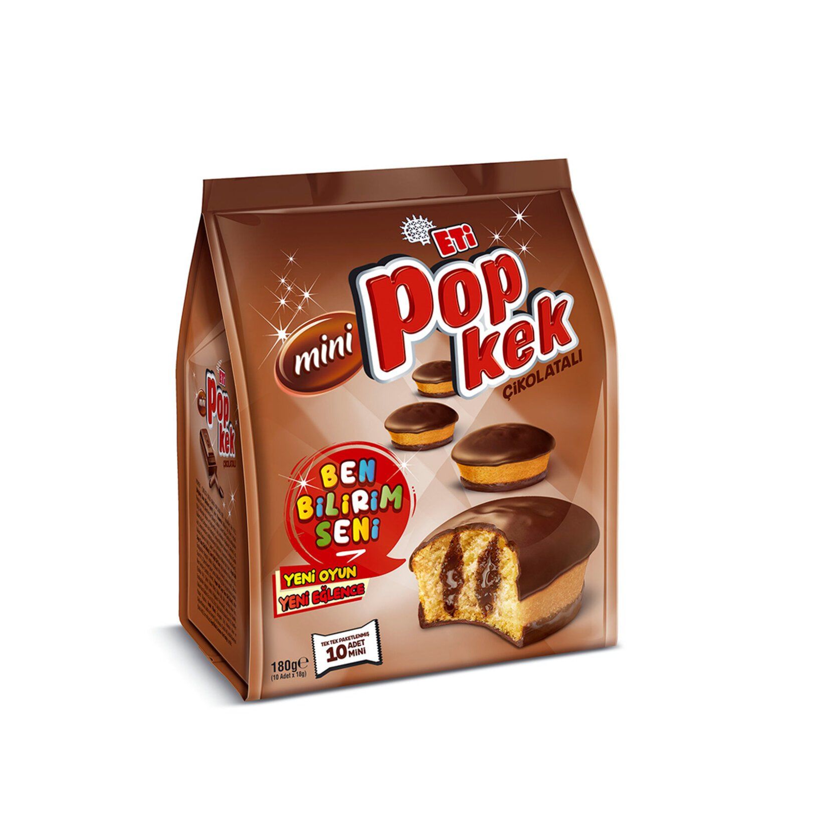 ETİ POPKEK MİNİ ÇİKOLATALI  180GR
