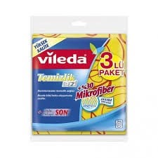 VİLEDA %30 FİBERLİ TEMİZLİK BEZİ 3LÜ