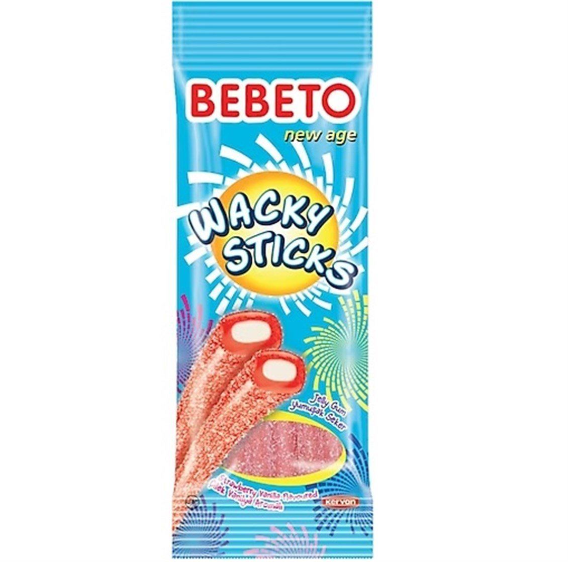 BEBETO WACKY STICKS 75GR