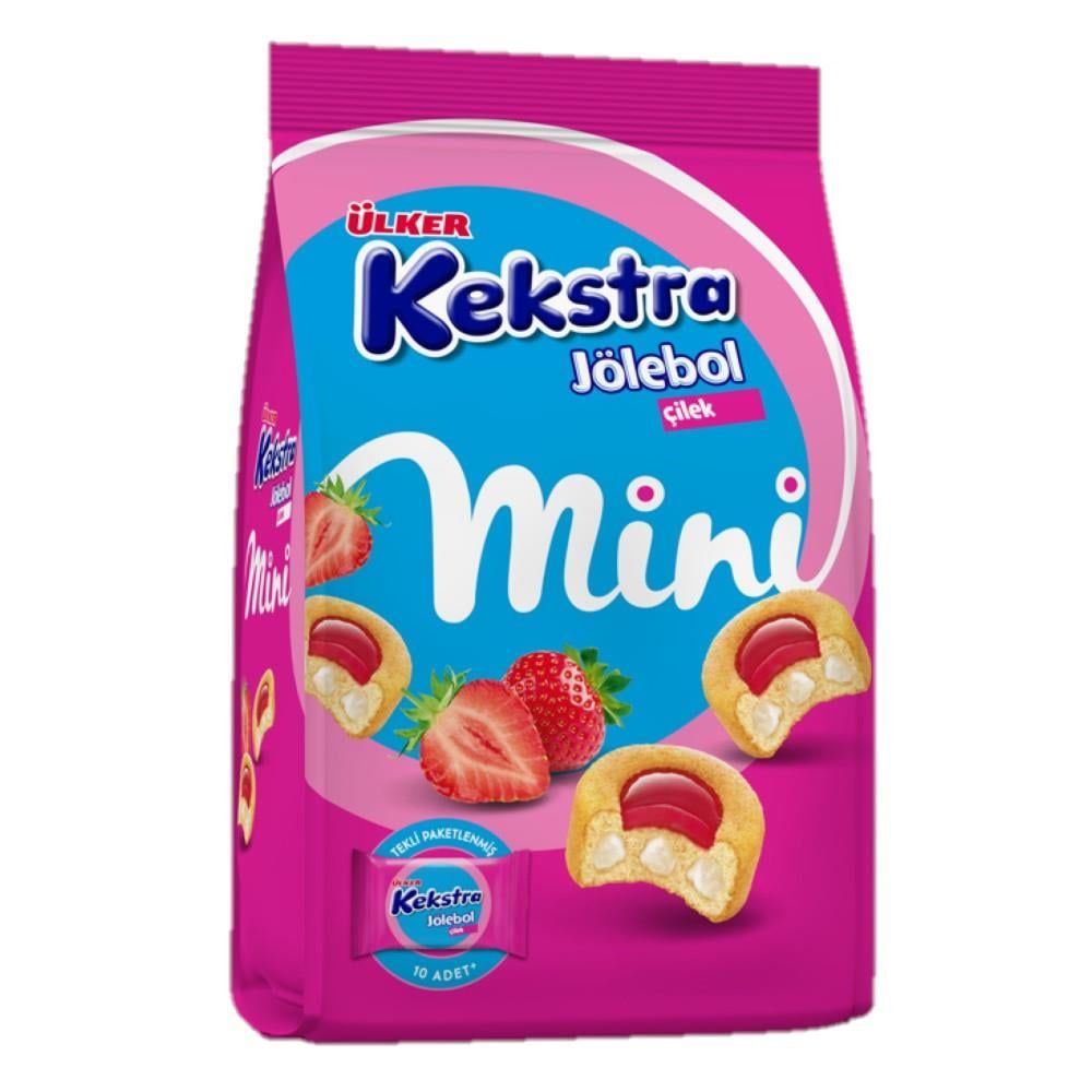 ÜLKER KEKSTRA MİNİ ÇİLEKLİ 150GR