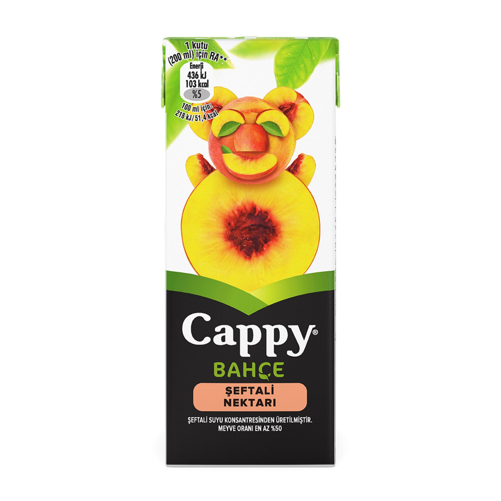 CAPPY ŞEFTALİ 200 ML