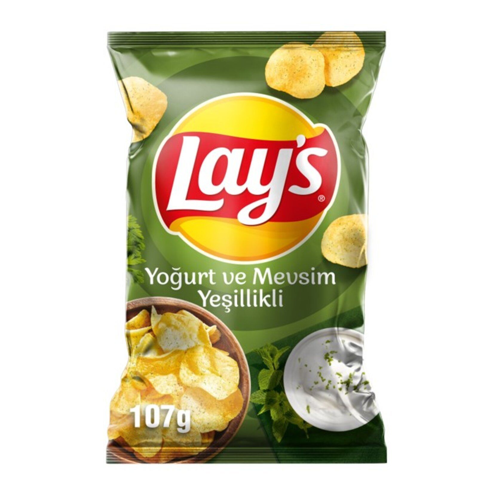 LAYS YOĞURT VE MEVSİM YEŞİLLİKLİ (100GR)