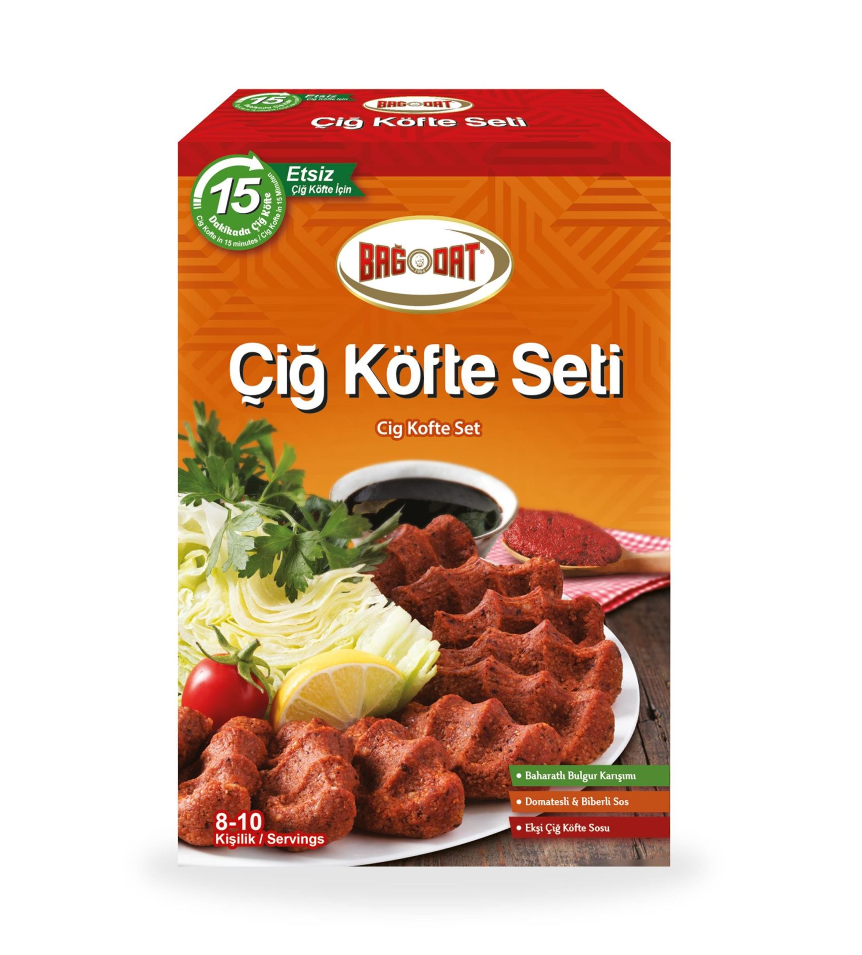 ÇİĞKÖFTE SETİ ETSİZ 500GR