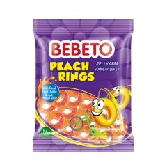 BEBETO PEACH RINGS (80GR)