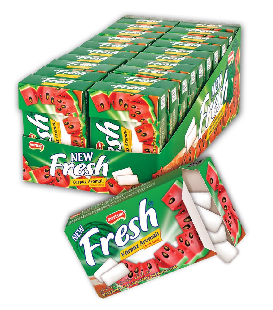 NEW FRESH KARPUZ AROMALI SAKIZ