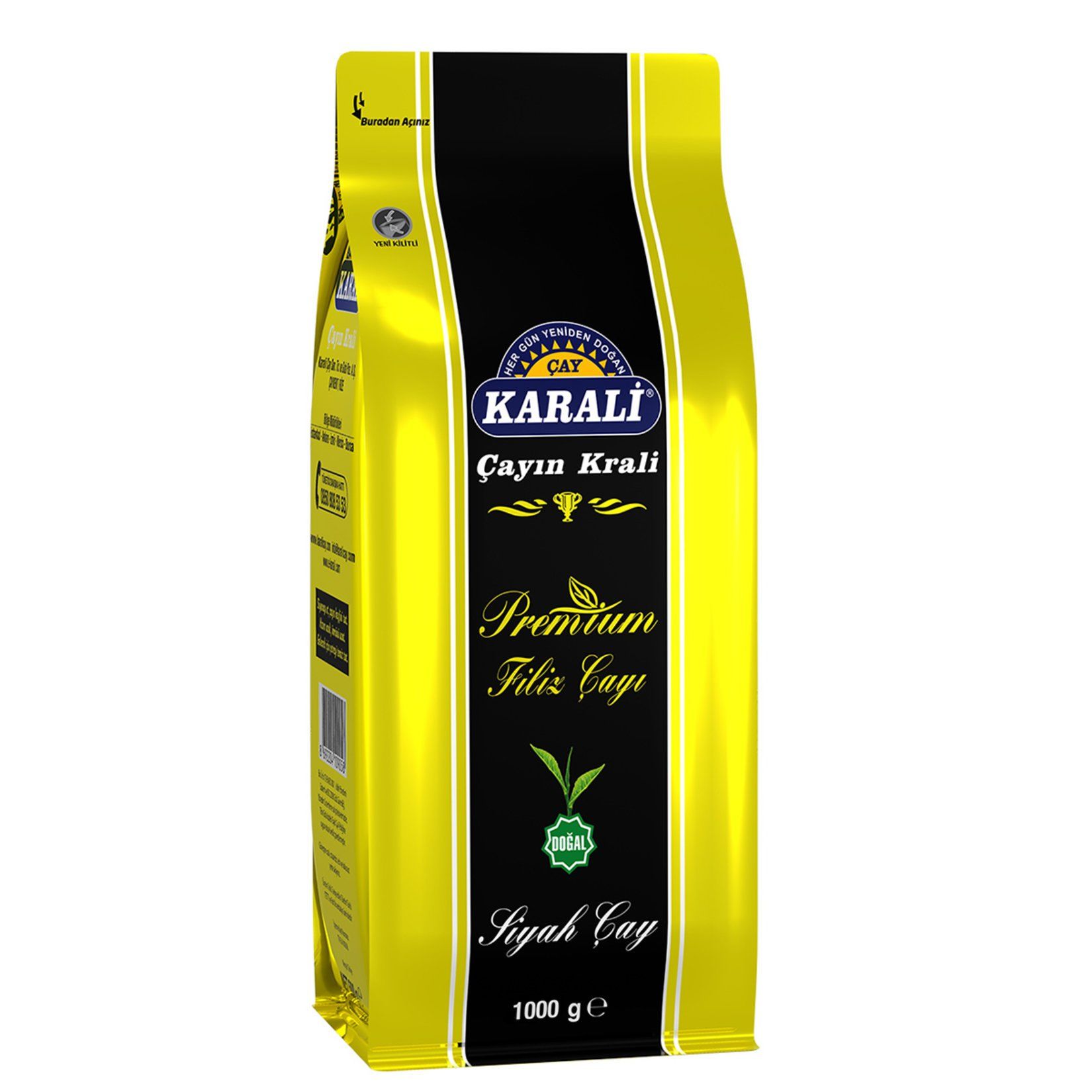 KARALİ PREMİUM FİLİZ ÇAY 1KG