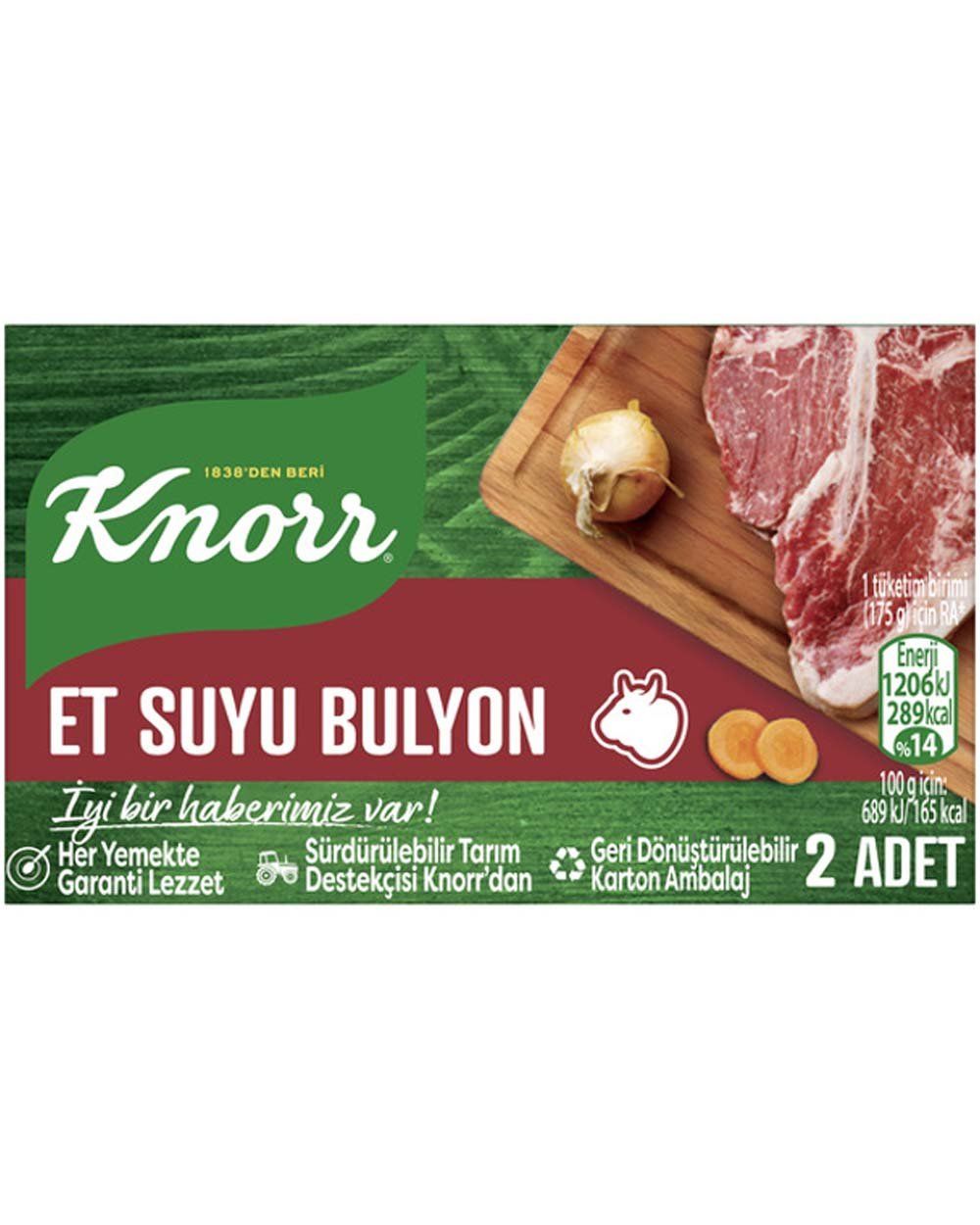 KNORR ET SUYU BULYON 2Lİ