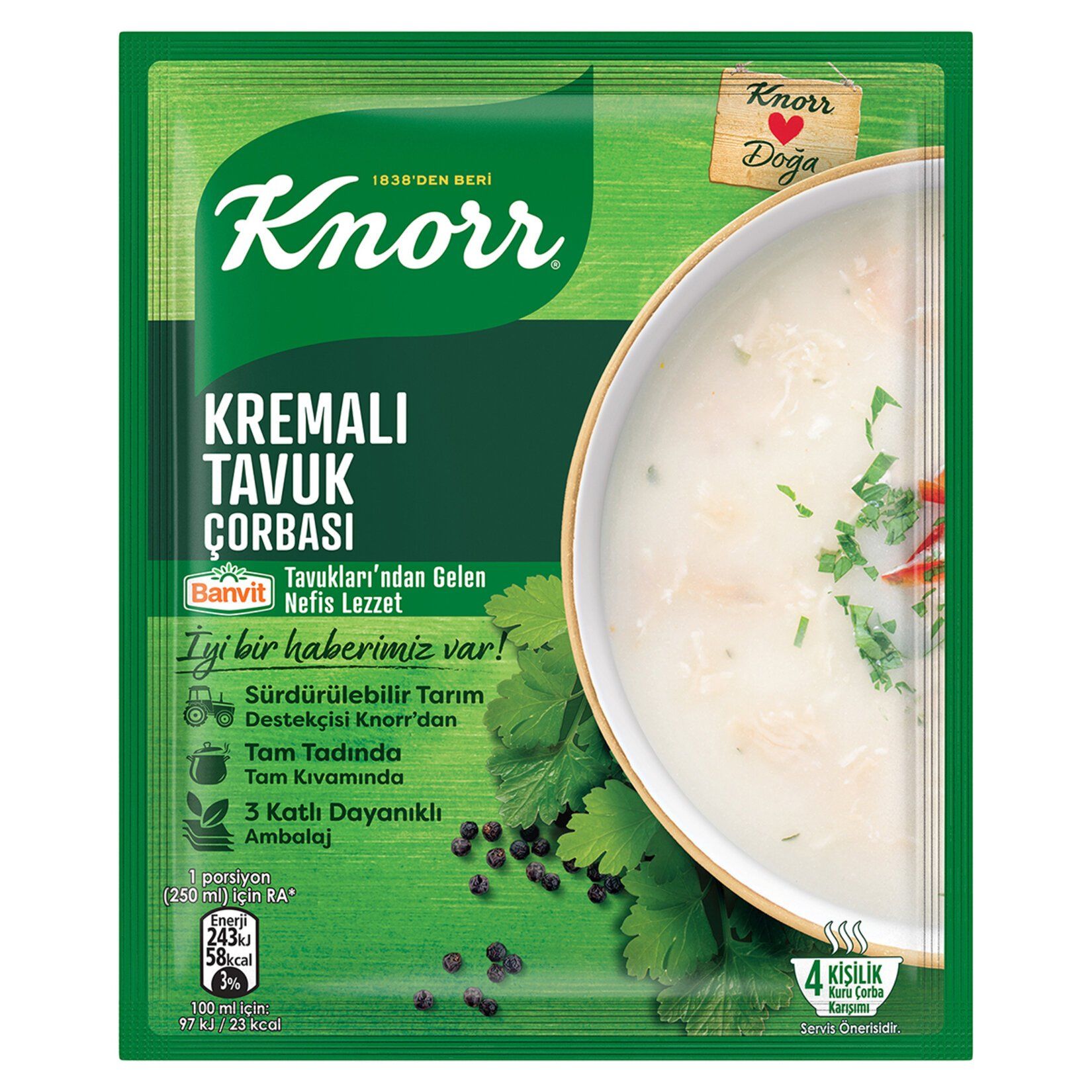 KNORR KREMALI TAVUK ÇORBA  65GR