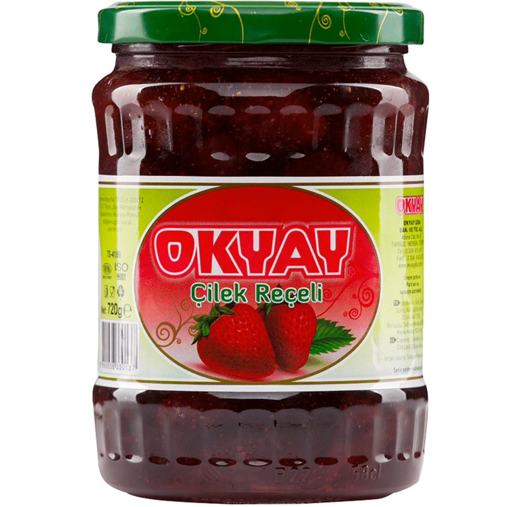 OKYAY ÇİLEK REÇELİ 720GR