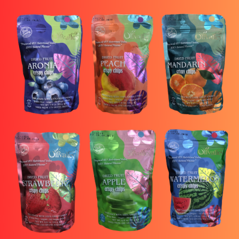 Meyve Cipsi Lezzet Serisi - Vegan - 6 x 25 gr